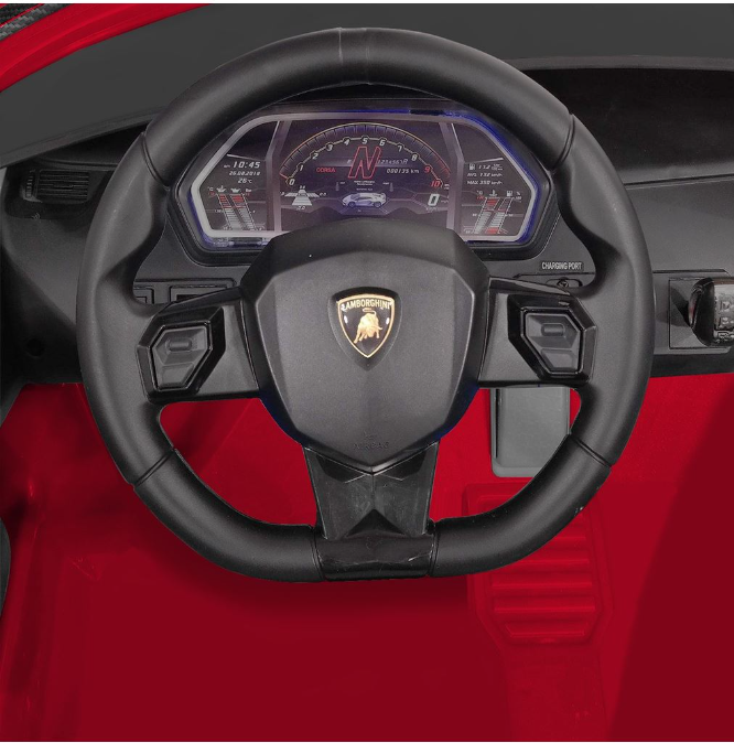 Ηλεκτροκίνητο Αυτοκίνητο Lamborghini Aventador SVJ Original License - 24V - Κόκκινο | Skorpion Wheels