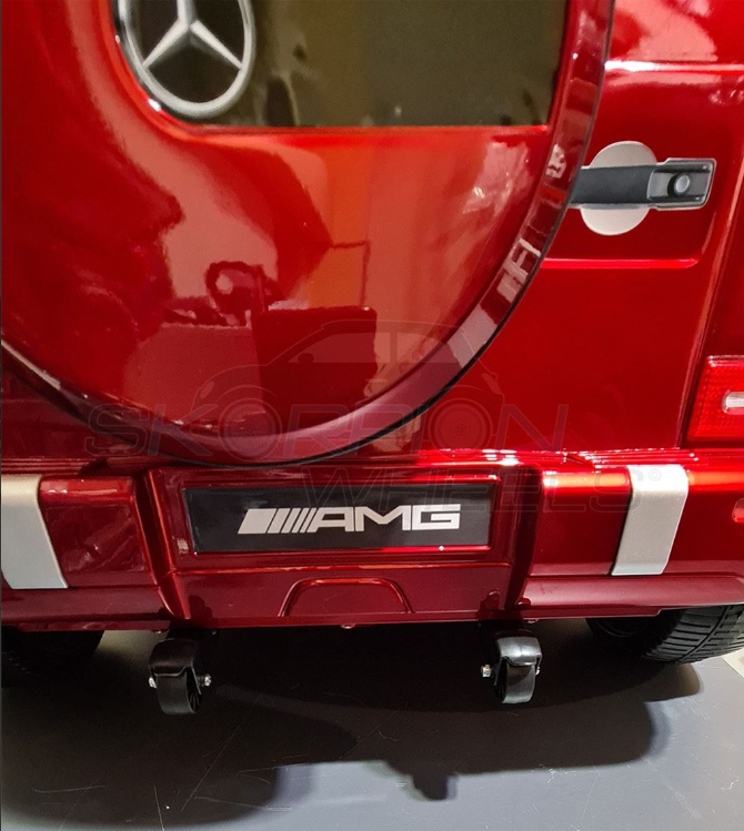 Ηλεκτροκίνητο Αυτοκίνητο Mercedes-Benz G63 AMG Original License - 24V - Μαύρο | Skorpion Wheels