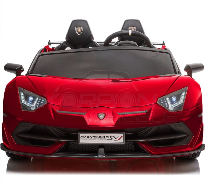 Ηλεκτροκίνητο Αυτοκίνητο Lamborghini Aventador SVJ Original License - 24V - Κόκκινο | Skorpion Wheels