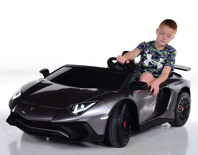 Ηλεκτροκίνητο Αυτοκίνητο Lamborghini Aventador SV Original License - 24V - Γκρι | Skorpion Wheels