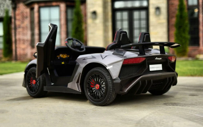 Ηλεκτροκίνητο Αυτοκίνητο Lamborghini Aventador SV Original License - 24V - Γκρι | Skorpion Wheels
